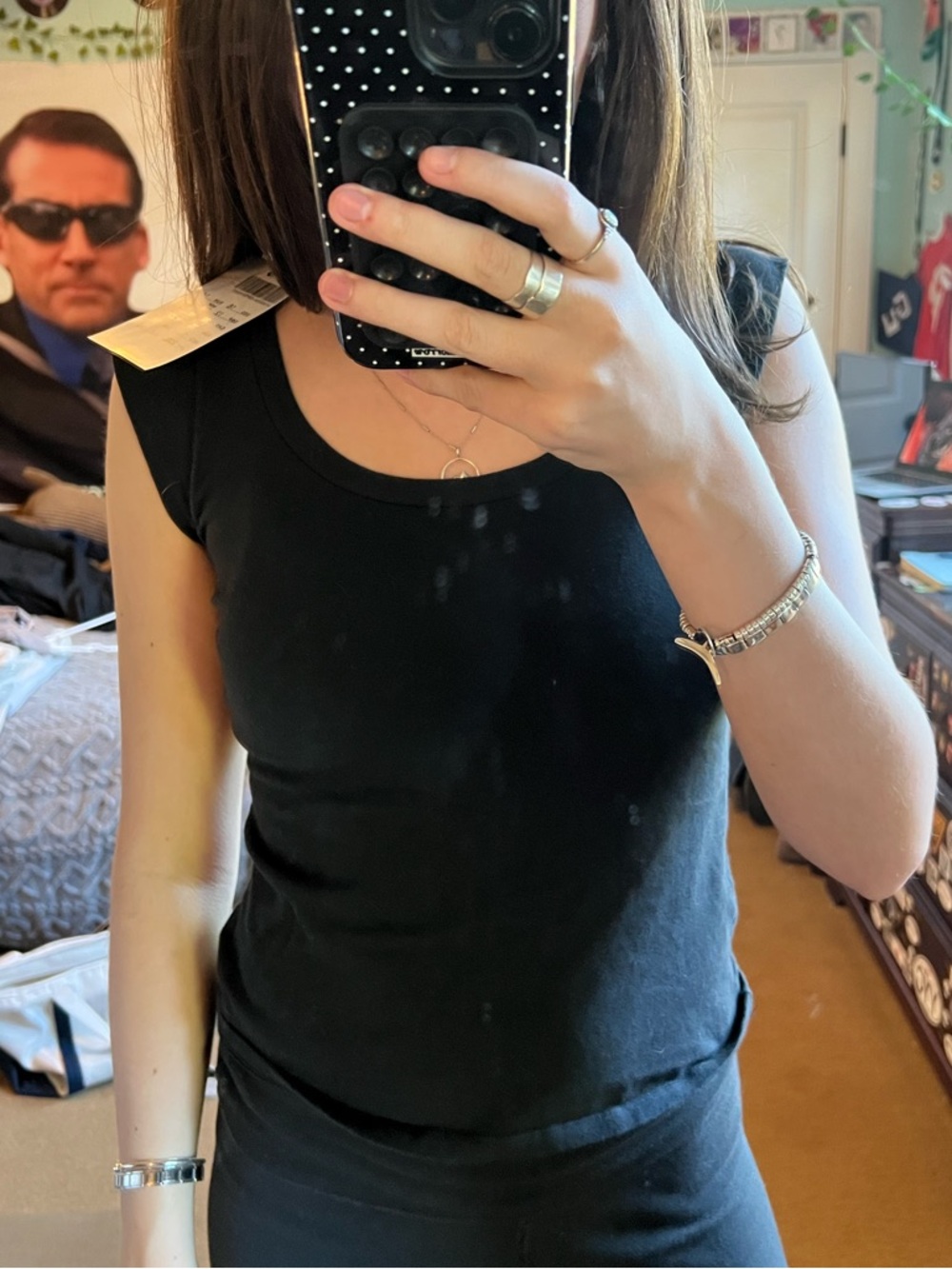 Black tee